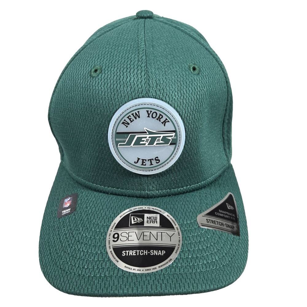 New Era Men's New York Jets NFL 9seventy Stretch-Snap Hat Cap One Size New